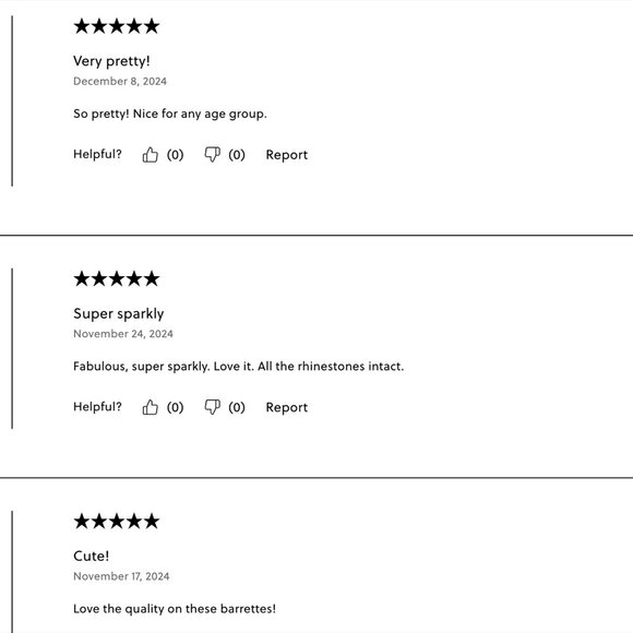 J. Crew sparkle barrettes NWT - Picture 8 of 9